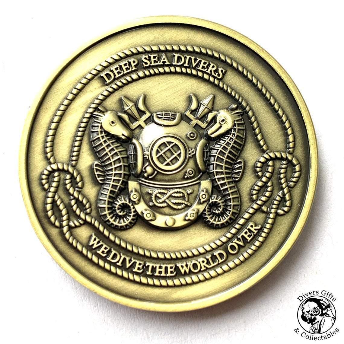 Hooyah Deep Sea Diver Challenge Coin