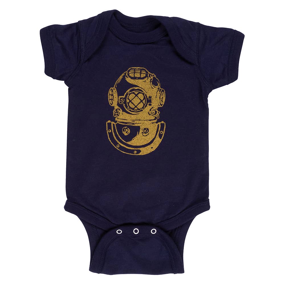 Baby Onesie - Divers Helmet