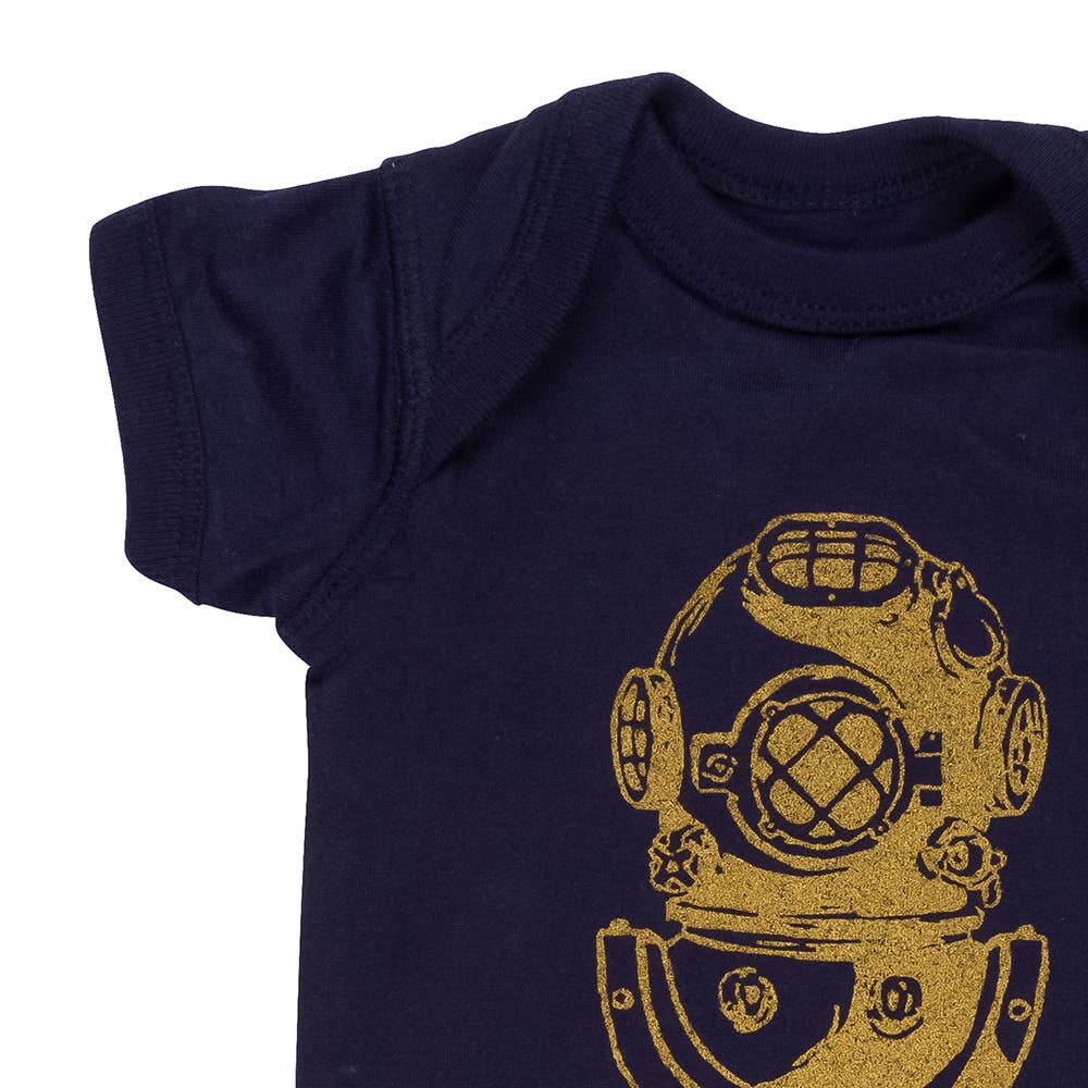 Baby Onesie - Divers Helmet