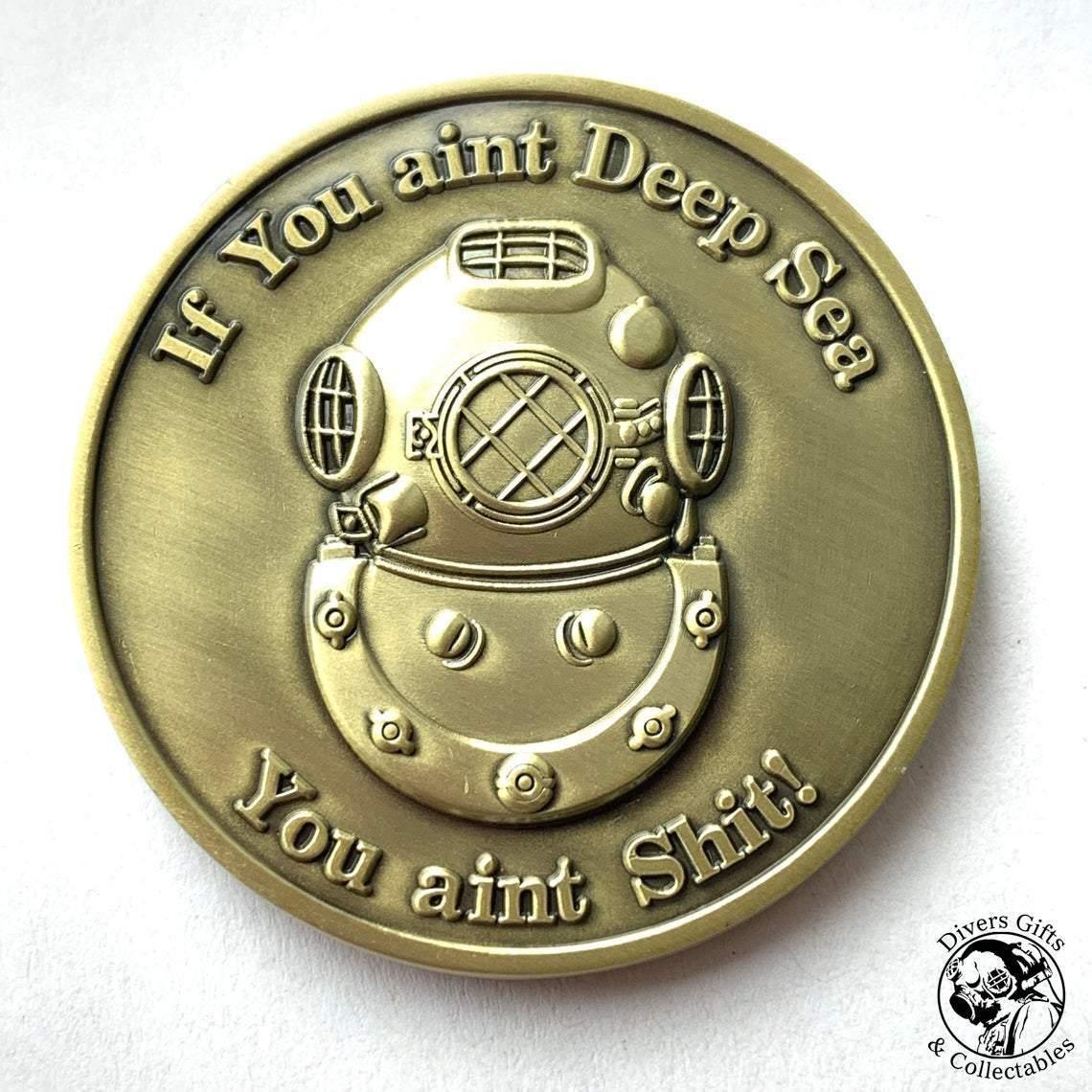 Hooyah Deep Sea Diver Challenge Coin
