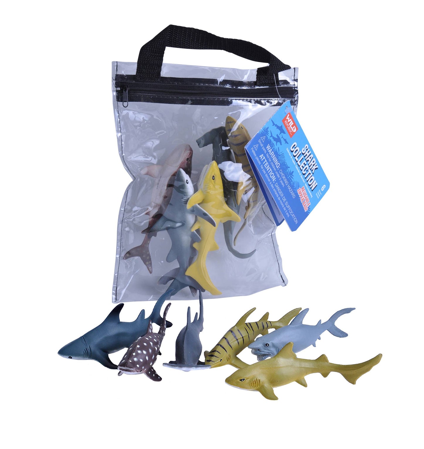Polybag-Zip Shark 11"