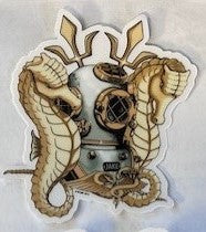 Dive Helmet Stickers