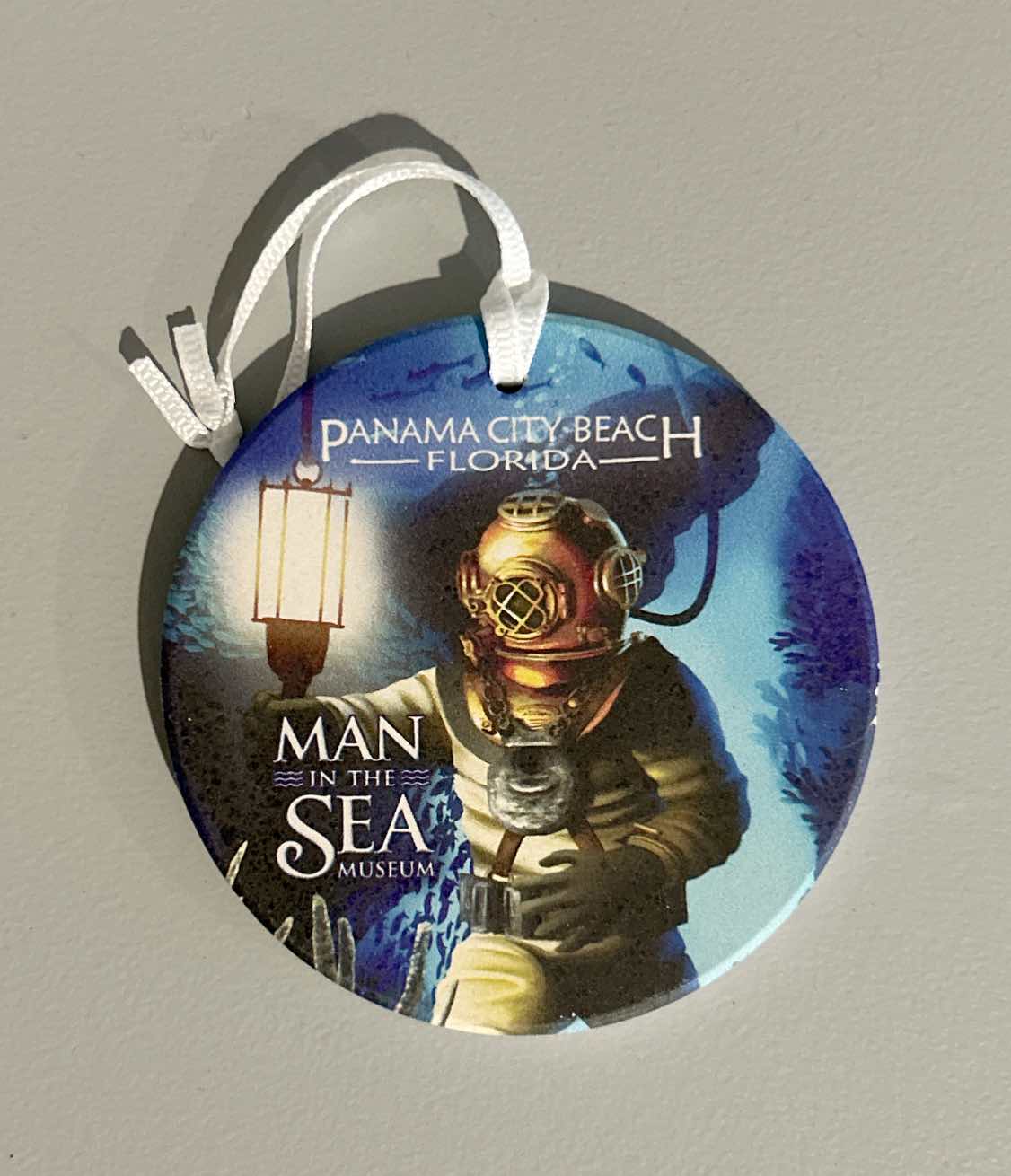 Diver-Themed Christmas Ornament ceramic