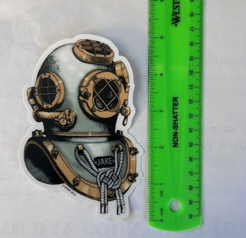 Dive Helmet Stickers
