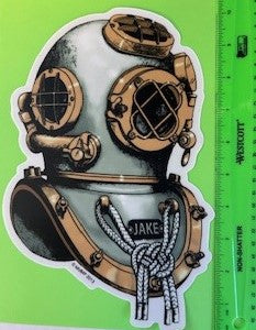 Dive Helmet Stickers