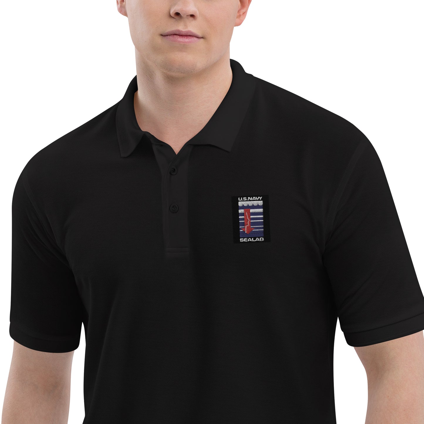 002 - SEALAB Men's Premium Polo