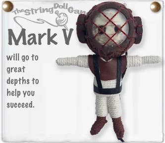 Mark V String Doll Keychain