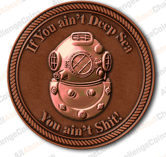 04 - Hooyah Deep Sea Diver Challenge Coin