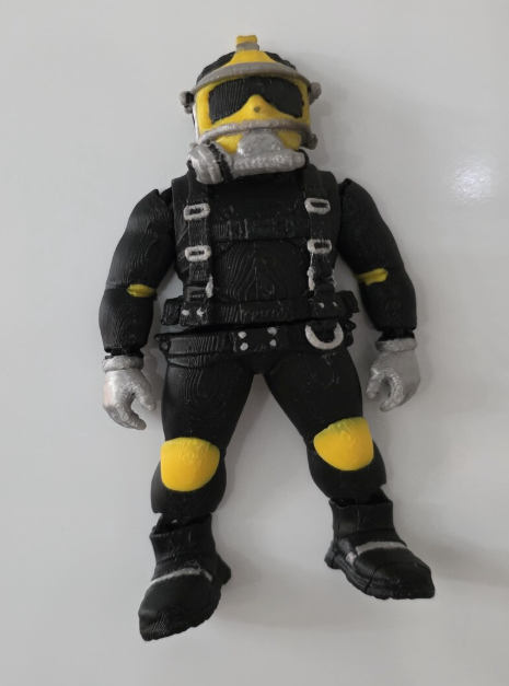 Diver Figurines, 3D printed with dual magnets