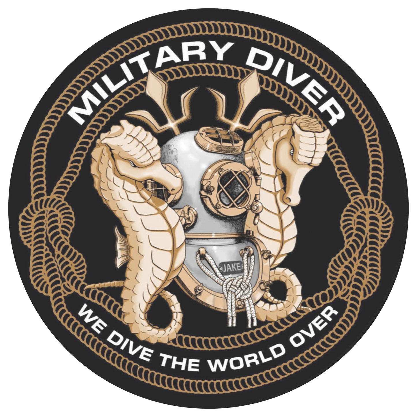 Dive Helmet Stickers