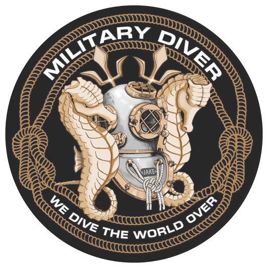 Dive Helmet Stickers