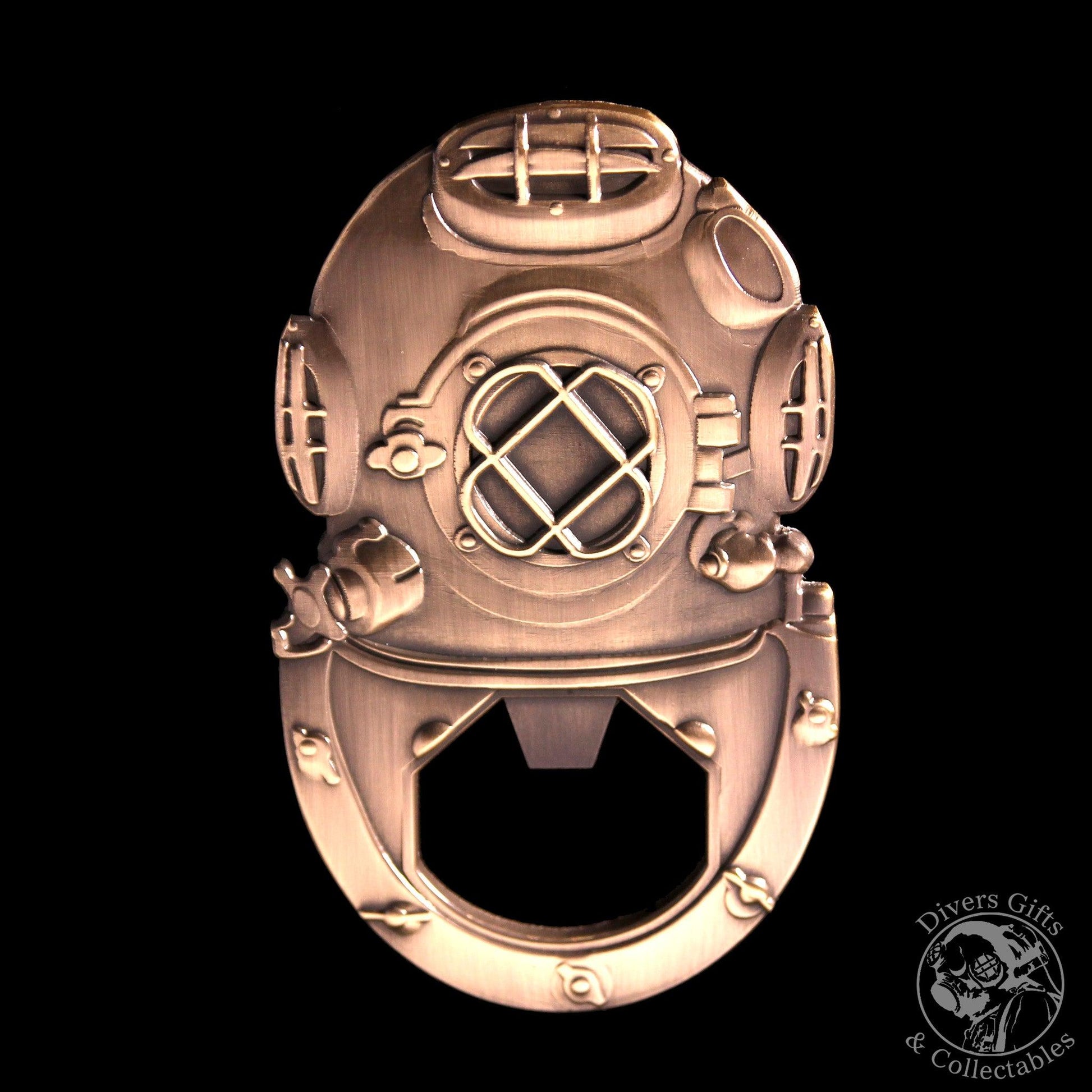 BO-05 Mark V Helmet (Antique Brass) - Bottle Opener - Divers Gifts