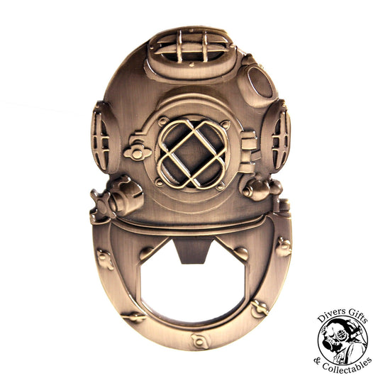 BO-05 Mark V Helmet (Antique Brass) - Bottle Opener - Divers Gifts