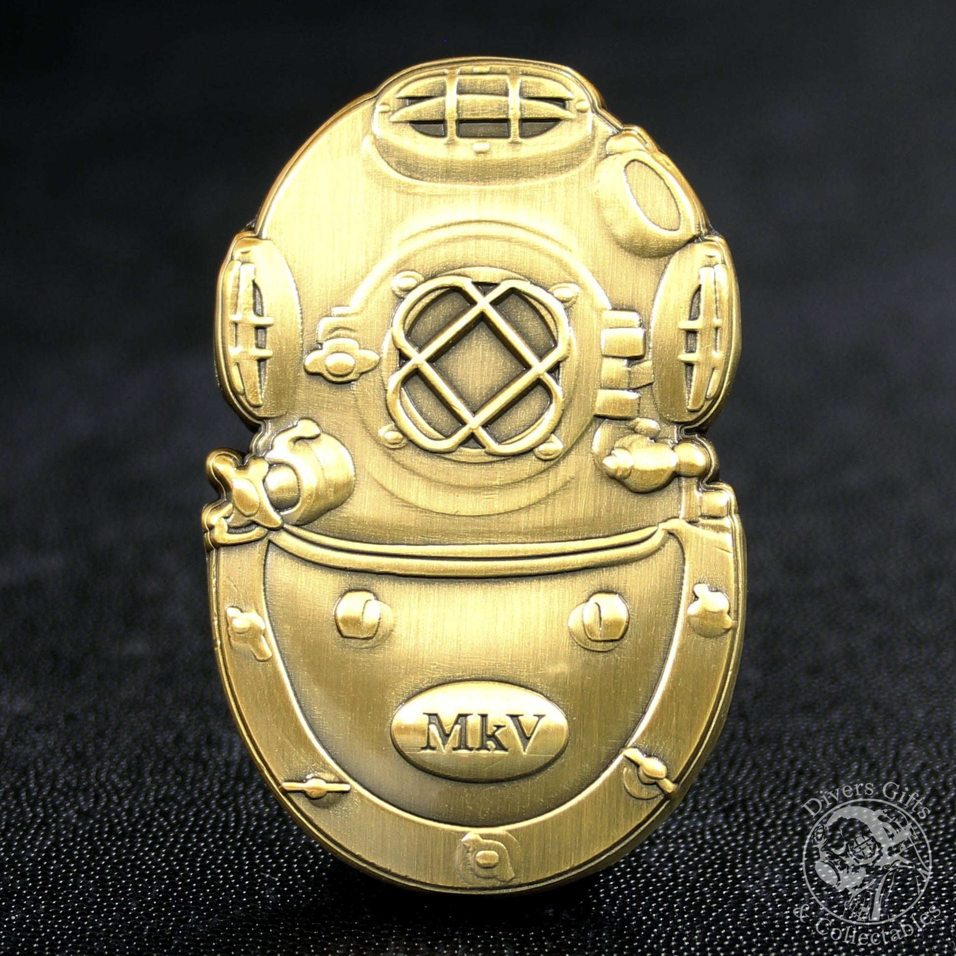 01A - MkV US Navy Challenge Coin - Brass - Divers Gifts